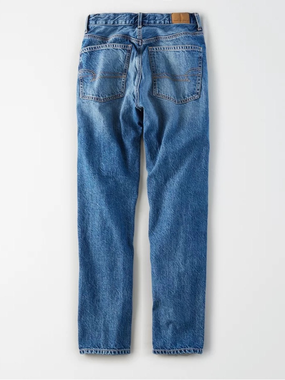 American Eagle Highest Rise 90s Boyfriend Jeans 4 medium Wash Stretch casual - Picture 4 of 11